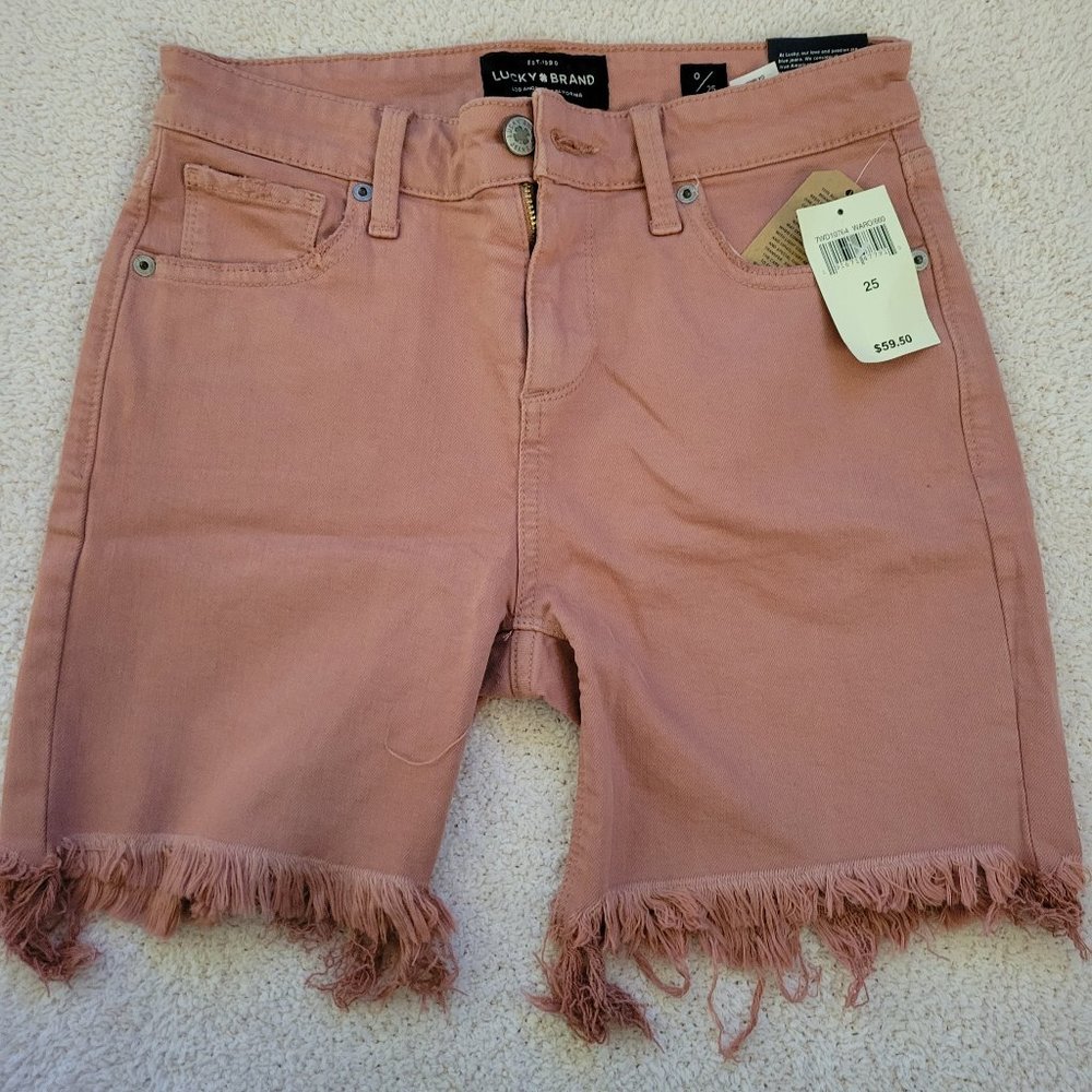 Lucky Brand Ava Shorts Mid Rise NWT
